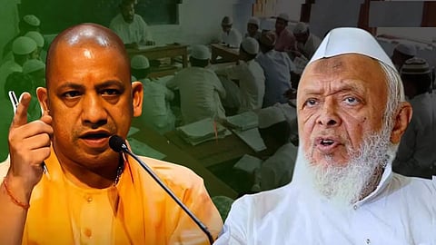 योगी आदित्यनाथ-अरशद मदनी