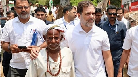 राहुल गांधी संग भगीरथ