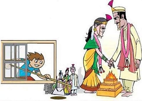 शादी में जमकर किया भोजन, फिर लाखों की नकदी व जेवरात लेकर हुआ चंपत