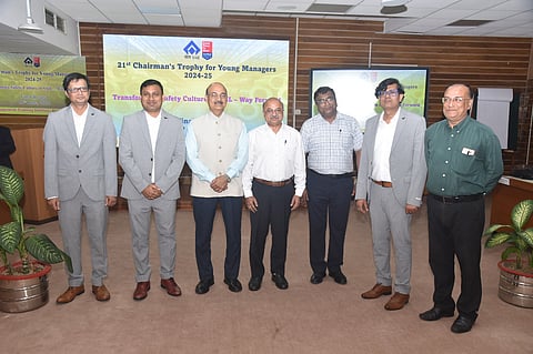 सेल आईएसपी टीम ने जीता 'चेयरमैन ट्रॉफी फॉर यंग मैनेजर्स 2024-25' रनर अप का खिताब
