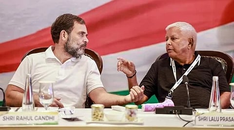 पीके ने राहुल को दी लालू की आलोचना करने की चुनौती