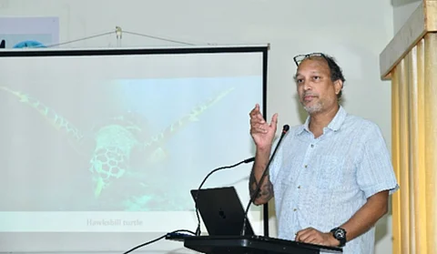 प्रसिद्ध समुद्री जीवविज्ञानी ने द्वीपसमूह में कछुए के घोंसले और सतत पर्यटन पर दिया व्याख्यान