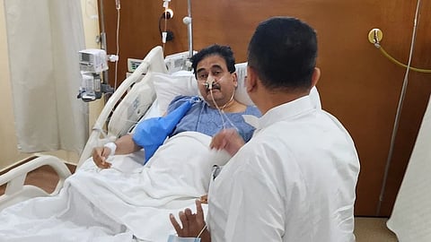 मंगलवार को शुभेंदु अधिकारी ने अभिजीत गंगोपाध्याय के स्वास्थ्य की जानकारी ली