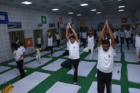 अंतर्राष्ट्रीय योग दिवस पर आद्रा मंडल में विभिन्न योग कार्यशालाओं का आयोजन