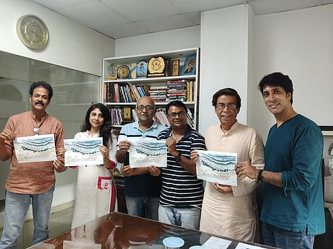 रंगशिल्पी का नया और प्रयोगात्मक नाटक - उभयचर का पोस्टर रिलीज