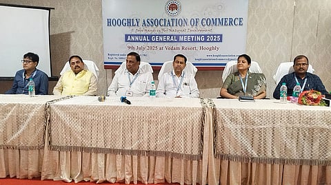 हुगली एसोसिएशन ऑफ कॉमर्स की वार्षिक बैठक के दौरान ली गई तस्वीर