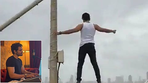 गायक यासेर देसाई ने बांद्रा-वर्ली ‘सी-लिंक' पर किया खतरनाक स्टंट