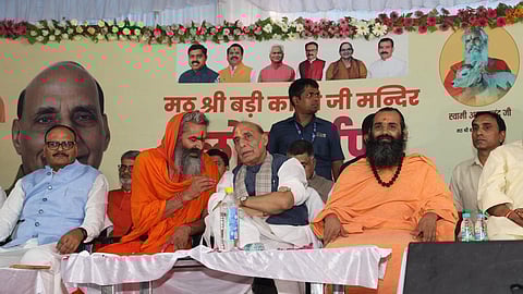 लखनऊ के चौक क्षेत्र में कालीजी मंदिर में नवनिर्मित खंड का उद्घाटन