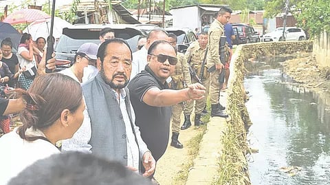 नागालैंड के उपमुख्यमंत्री पैटन ने बाढ़ प्रभावित क्षेत्रों का दौरा किया