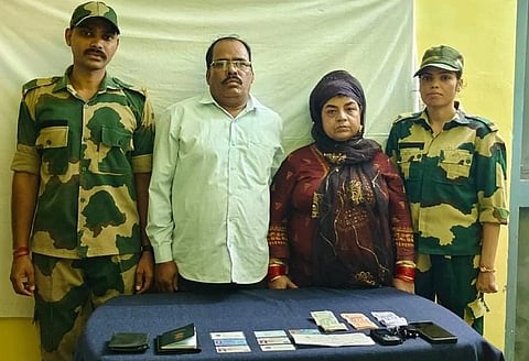 बांग्लादेशी नागरिक पति-पत्नी पकड़ाए