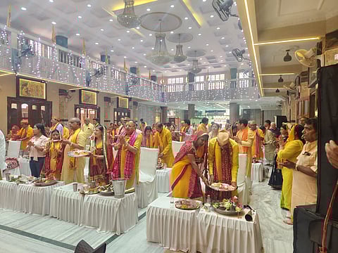 श्रीश्री सीतारामजी मंदिर में भव्य शिव पार्थिव पूजन का आयोजन