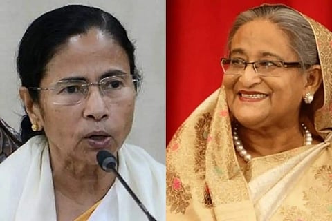 Mamata Banerjee & Sheikh Hasina