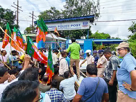 बीजेपी युवा मोर्चा का बैंडेल फांड़ी अभियान