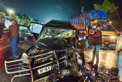 भयावह सड़क दुर्घटना, 2 डीएसपी की मौत