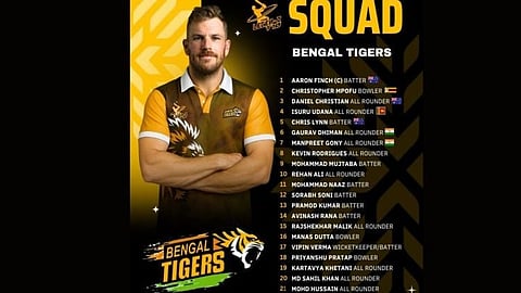 LegenZ T-10 2025 : बंगाल टाइगर्स की कप्तानी आरोन फिंच करेंगे