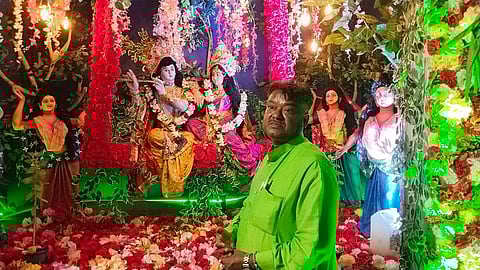 जिले में मनाया गया झूलनोत्सव