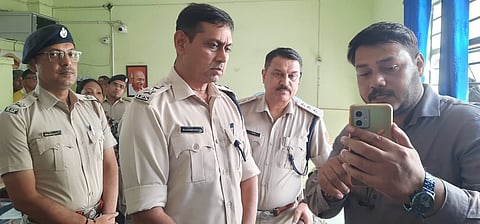 पुलिस ने की थेफ्ट अलार्म सिस्टम की कवायद