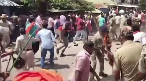 मुद्दुर में गणेश विसर्जन यात्रा पर किया गया पथराव