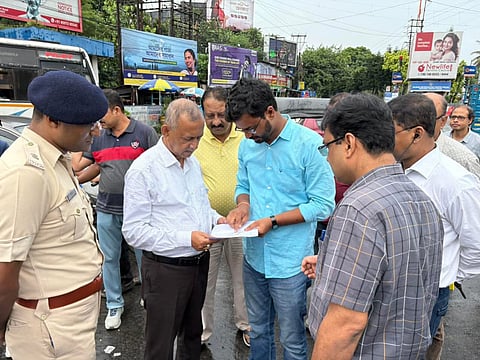 Mayor Gautam Deb taking stock of the preparations for the carnival