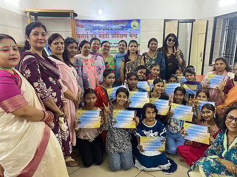 Students with certificates