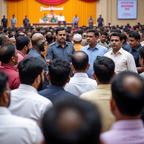 तूल पकड़ता जा रहा टीएमसी के विजया सम्मेलन में 7 बीएलओ की मौजूदगी का मामला