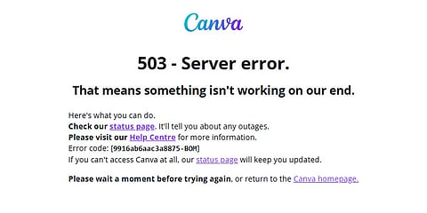 Canva Server Down in India : देश भर में डाउन हुआ कैन्वा का सर्वर, जानिए क्यों