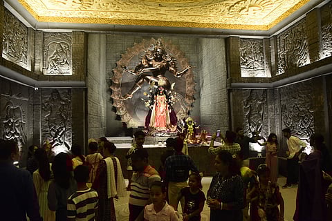 kali puja idol