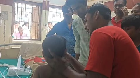 Two minors drowned while bathing in a pond, elder brother died