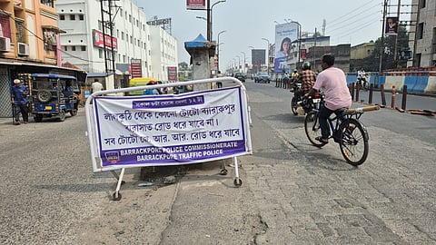 Major step to control traffic jams on Barrackpore-Barasat Road: Toto timings fixed