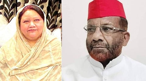 सपा विधायक जाहिद जमाल बेग उनकी पत्नी