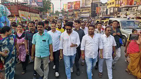 Trinamool protests against 'SIR' in Barrackpore