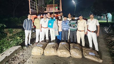Barrackpore Commissionerate conducts major operation, seizes 233 kg of ganja in two days