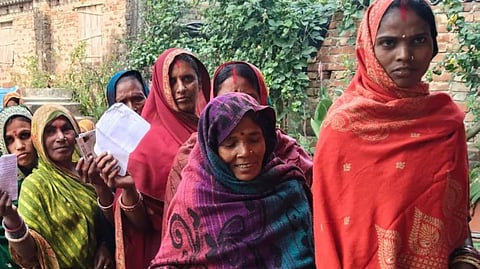 Bihar election women voter