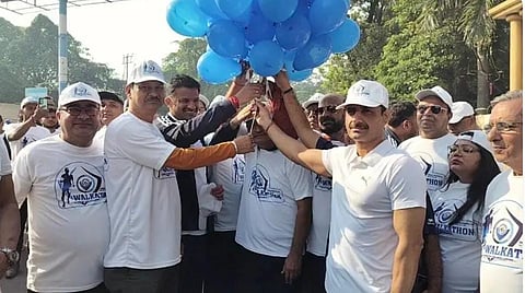 मधुमेह को लेकर जागरूकता बढ़ाने के लिए वॉकथॉन का आयोजन