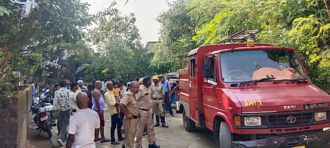 घर में आग लगने से लाखों का हुआ नुकसान