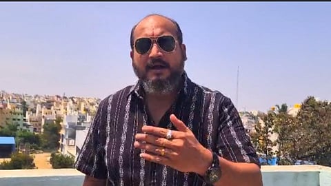 हिंदू राष्ट्र शक्ति के राज्य युवा अध्यक्ष अंग्शुमन रॉय की तस्वीर