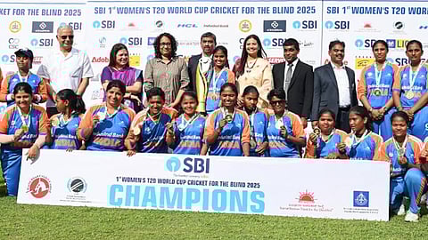 Blind T-20 world cup : भारतीय दृष्टिबाधित महिला टीम बनी चैंपियन