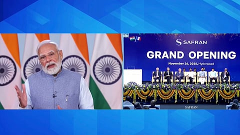 प्रधानमंत्री मोदी ने हैदराबाद में सैफरान के विमान इंजन मरम्मत केंद्र का उद्घाटन किया