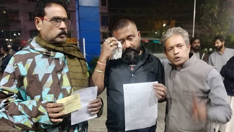 आँख में चोट लगने के बाद घायल भाजपा कार्यकर्ता ने थाने में शिकायत दर्ज कराई