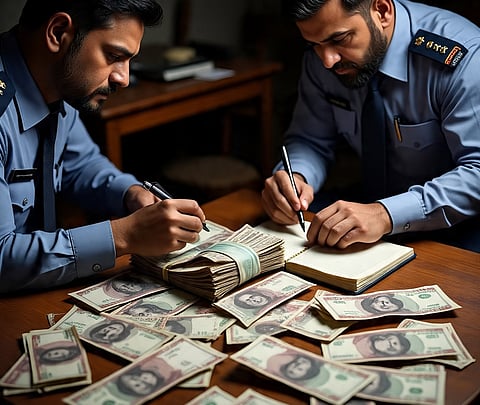 5 arrested with fake currency and weapons