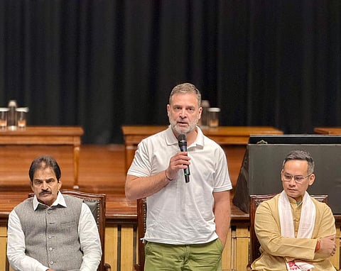 पार्टी के लोकसभा सदस्यों के साथ बैठक में बोले राहुल- ‘वंदे मातरम’, ‘चुनाव सुधार’ पर चर्चा के बाद दबाव में सरकार