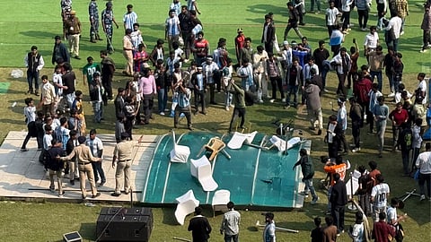 कोलकाता: G.O.A.T टूर की काली शुरुआत,मेस्सी को न देख पाने से भड़के फैंस