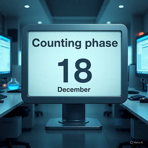 गणना चरण 18 दिसंबर को होगा समाप्त