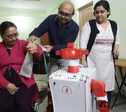 Two scientists from Kolkata have created an AI medical robot called 'MedBot'.
