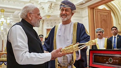 मस्कट में प्रधानमंत्री मोदी को ‘ऑर्डर ऑफ ओमान’ सम्मान