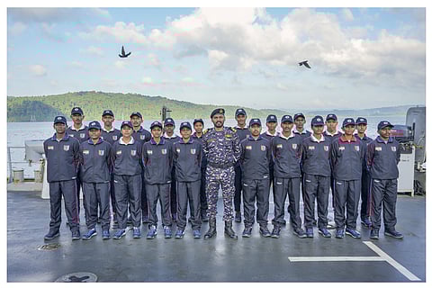 परम वीर चक्र विजेताओं को समर्पित सागर यात्रा पर एनसीसी कैडेट्स रवाना