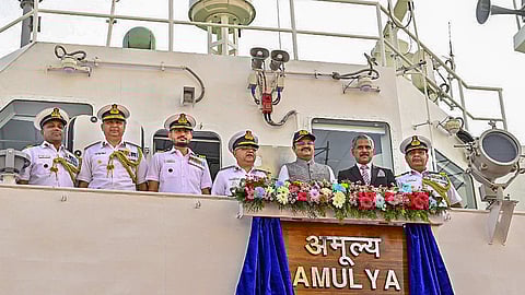 भारत की समुद्री सीमाएं होंगी और सुरक्षित, गश्ती में उतरा 'अमूल्य'
