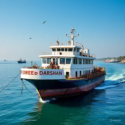 एमवी मोहित में तकनीकी खराबी से ‘द्वीप दर्शन’ समुद्री सेवा अस्थायी रूप से स्थगित