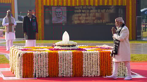 101वीं जयंती पर पीएम मोदी ने अटल बिहारी वाजपेयी को इन शब्दों के साथ किया याद