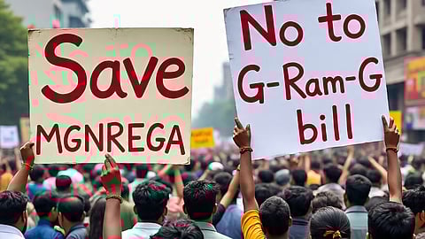 एमजीएनआरईजीए के बदले जी-राम-जी विधेयक का विरोध